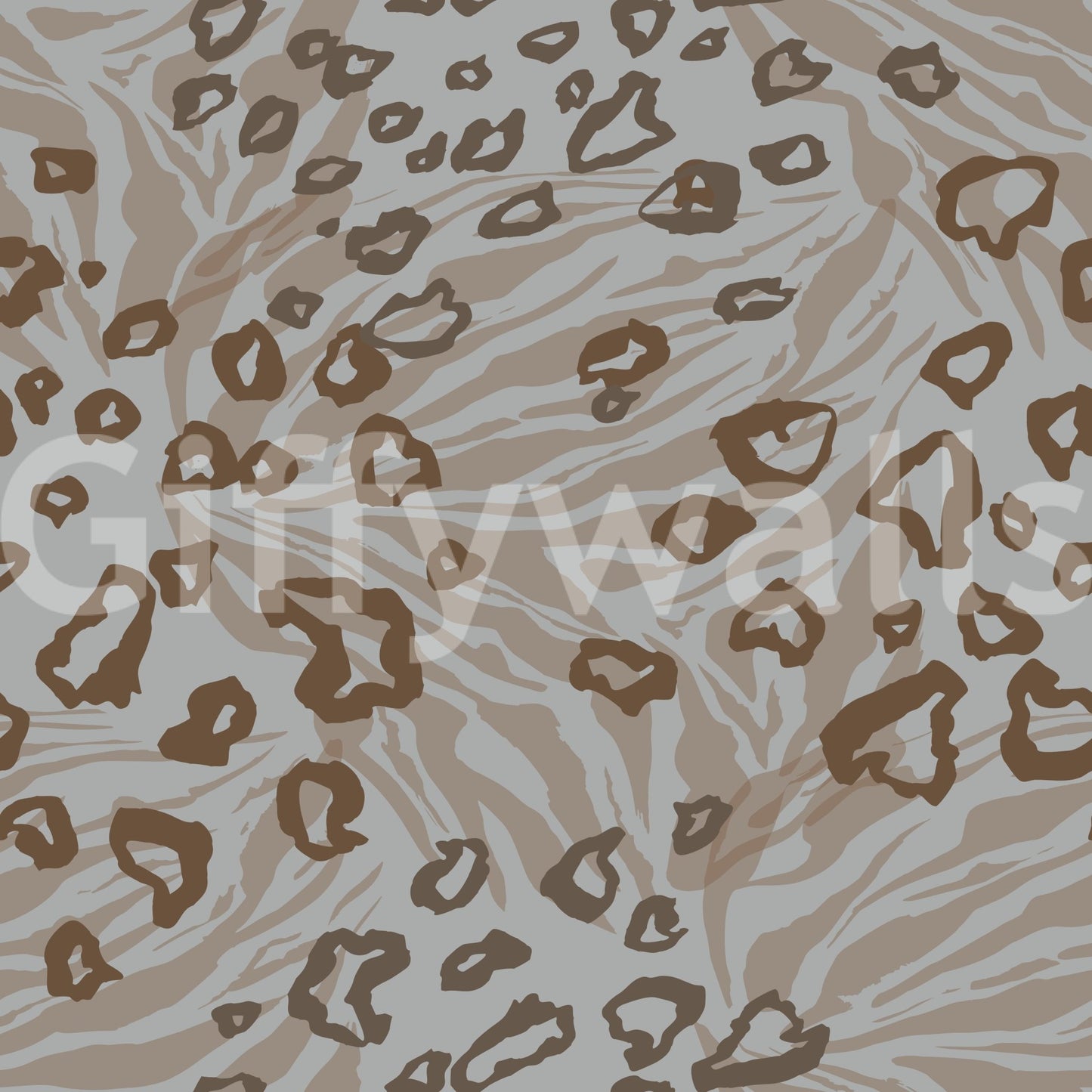 Earth Tones Animalia Wallpaper