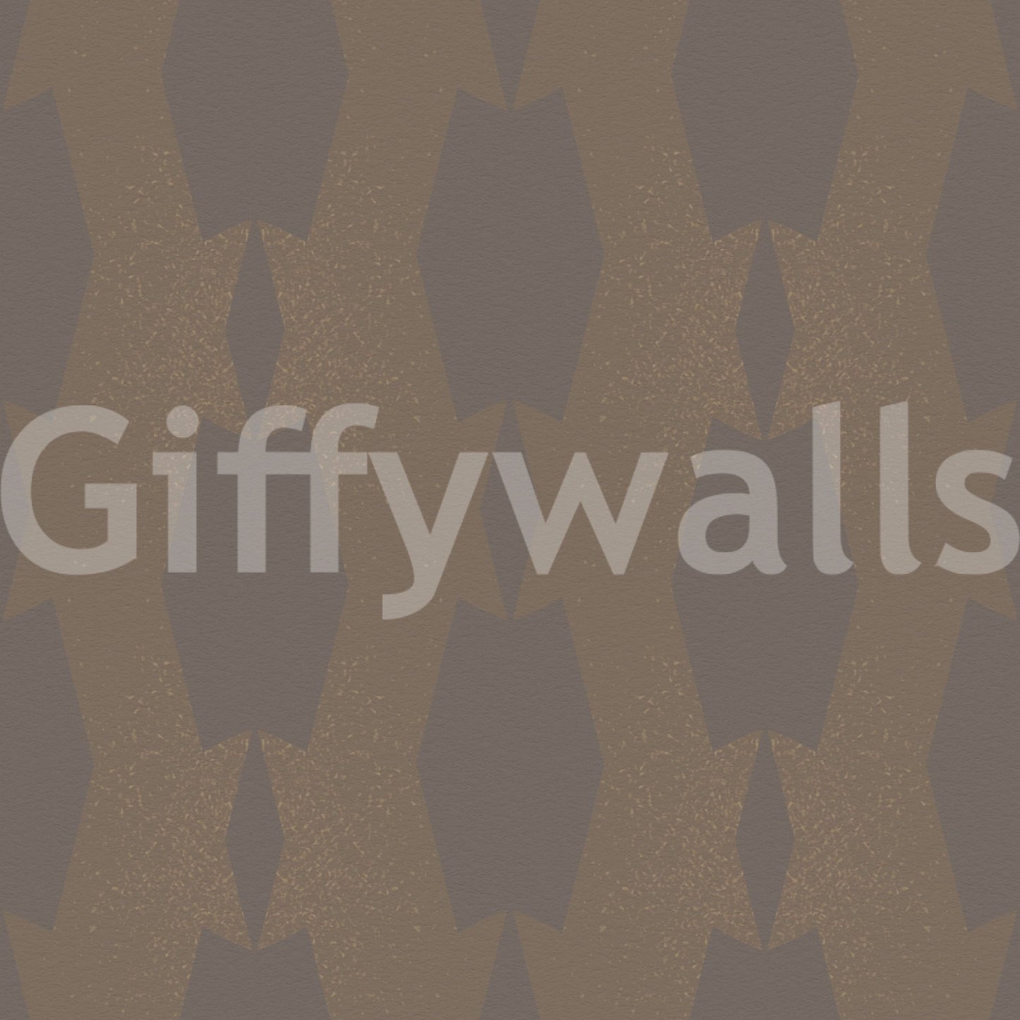 Modern brown patterned wallpaper for peaceful lounge area decor