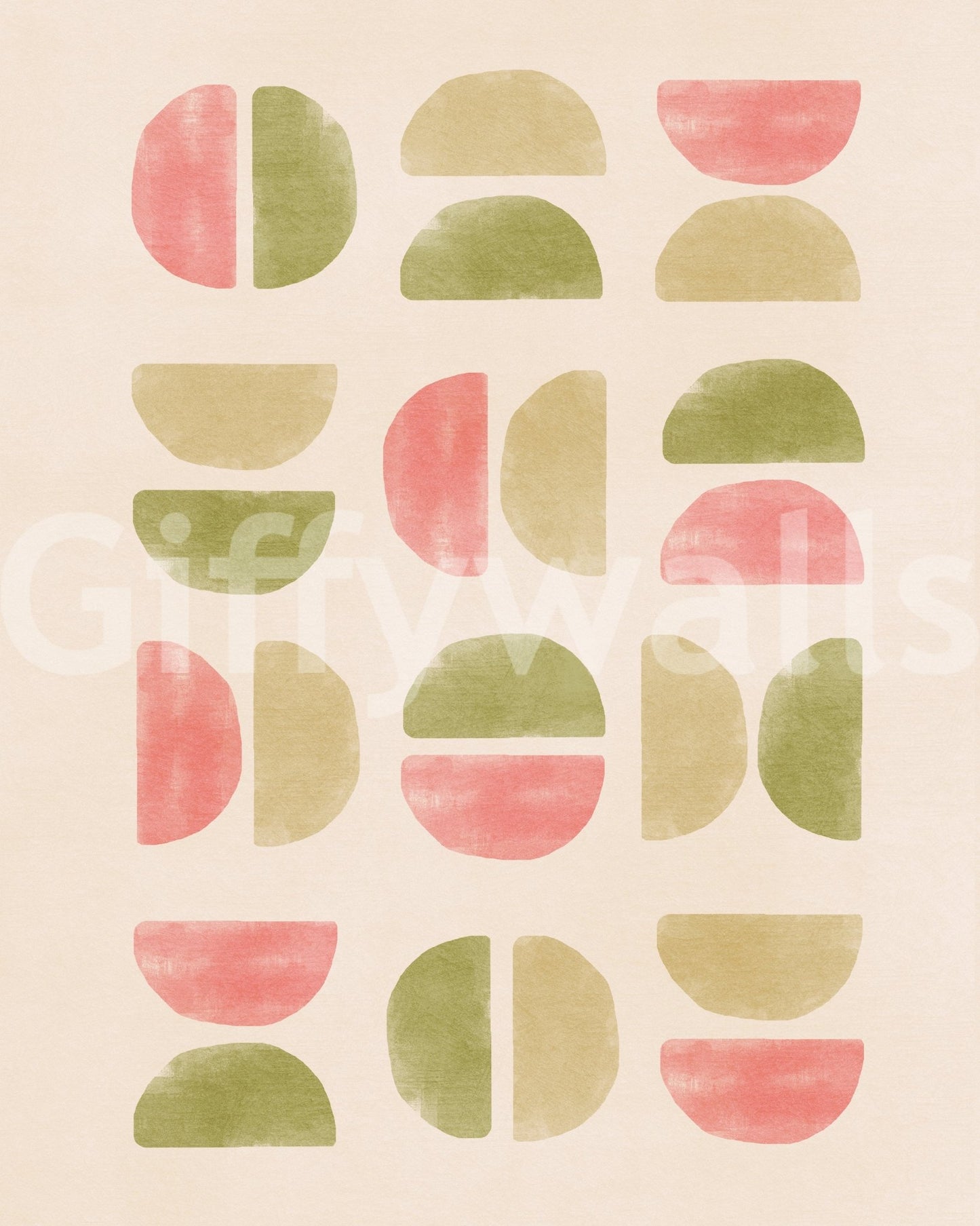 Earthy Equilibrium Wall Mural