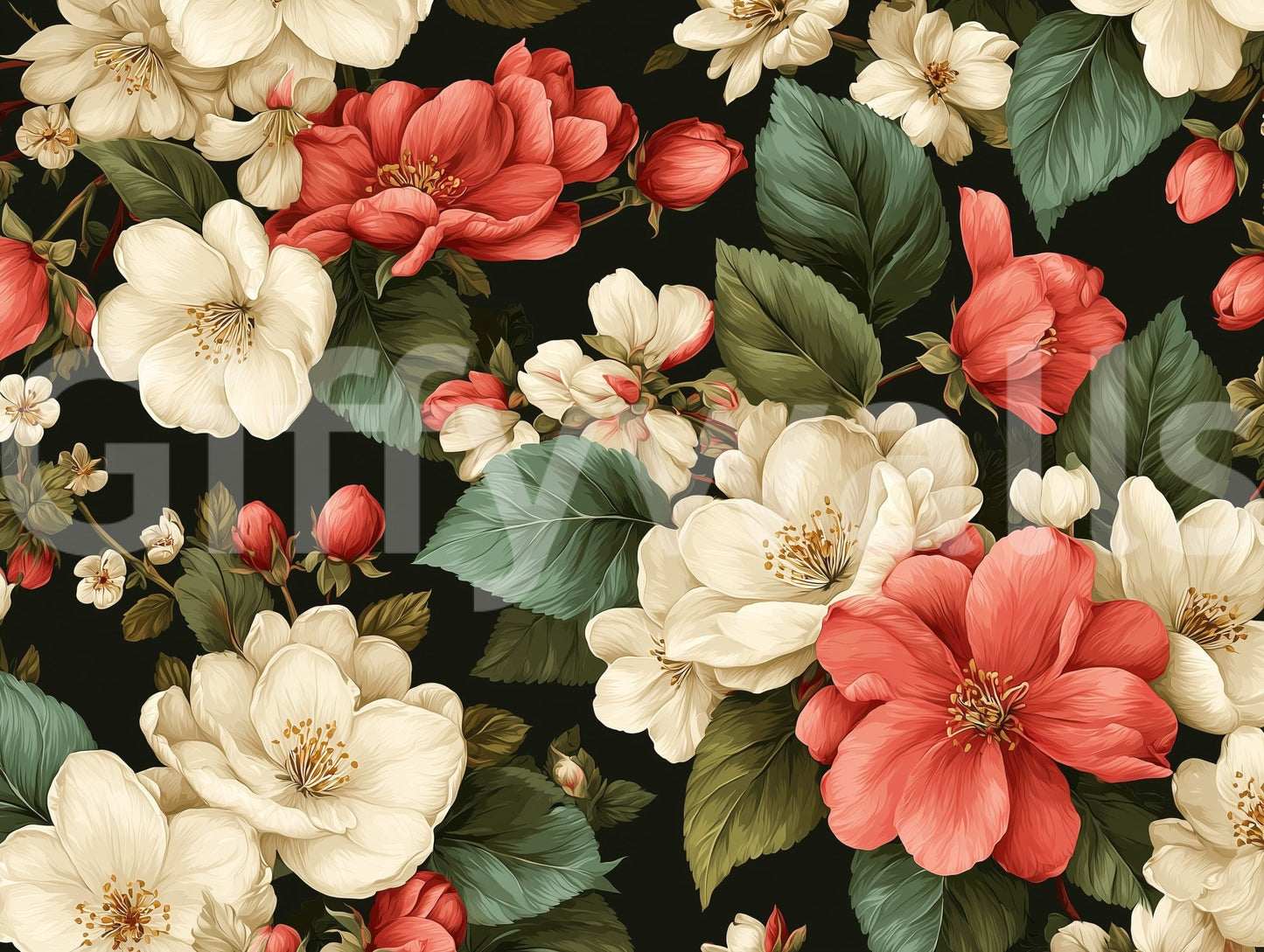 Captures the essence of a beautifully grand garden.