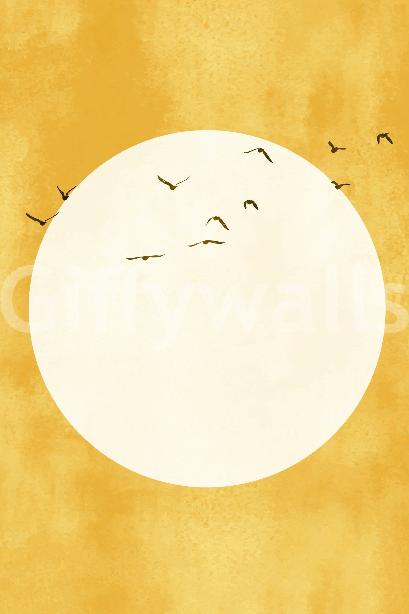 Suitable for a cheerful, modern, or calming interior.