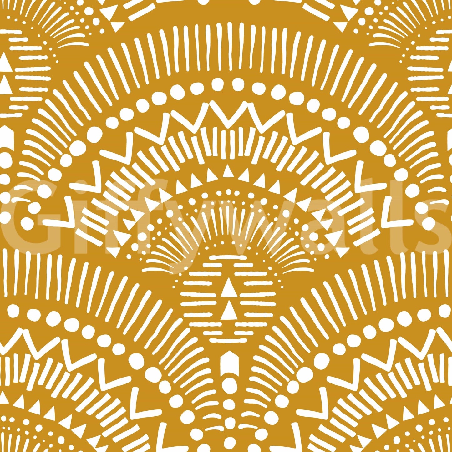 Ethnic Echoes Wallpaper wallpaper mural with a matte finish texture.