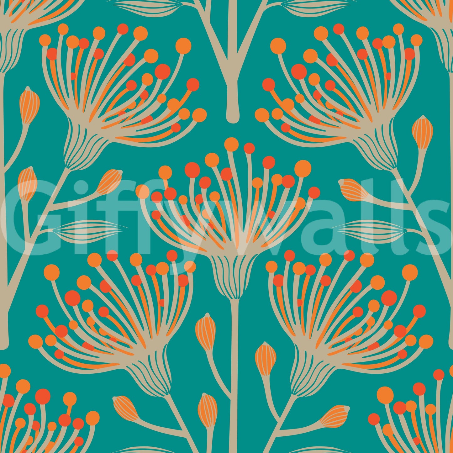 The design is non-realistic and interpretive.