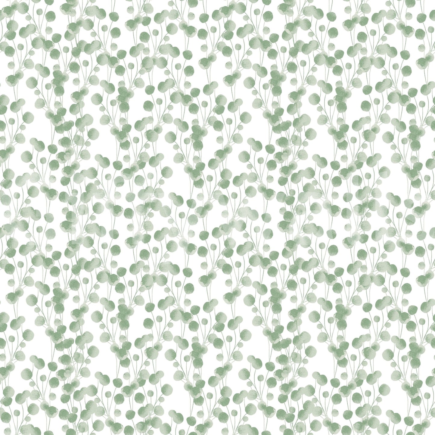 A sophisticated abstract botanical mural for decor.