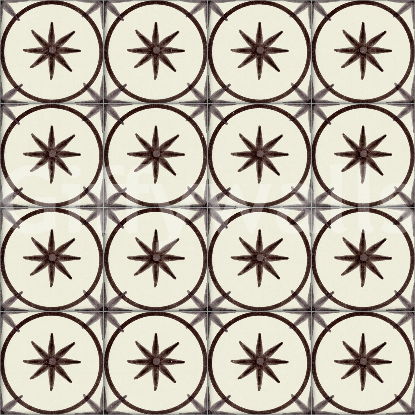 Sophisticated chocolate tone pattern wallpaper wall mural.