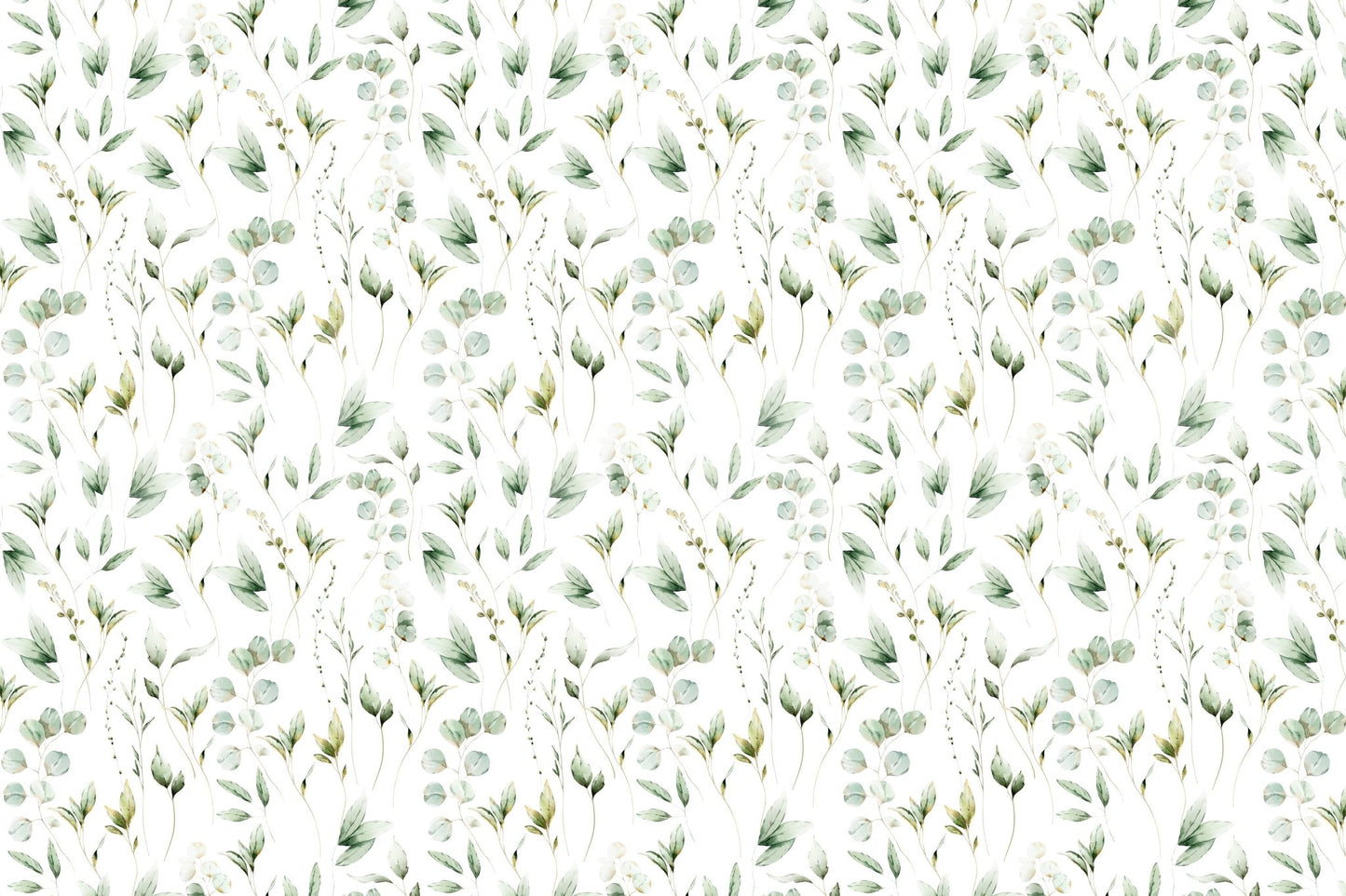 Floral Eucalyptus Dreams Wallpaper