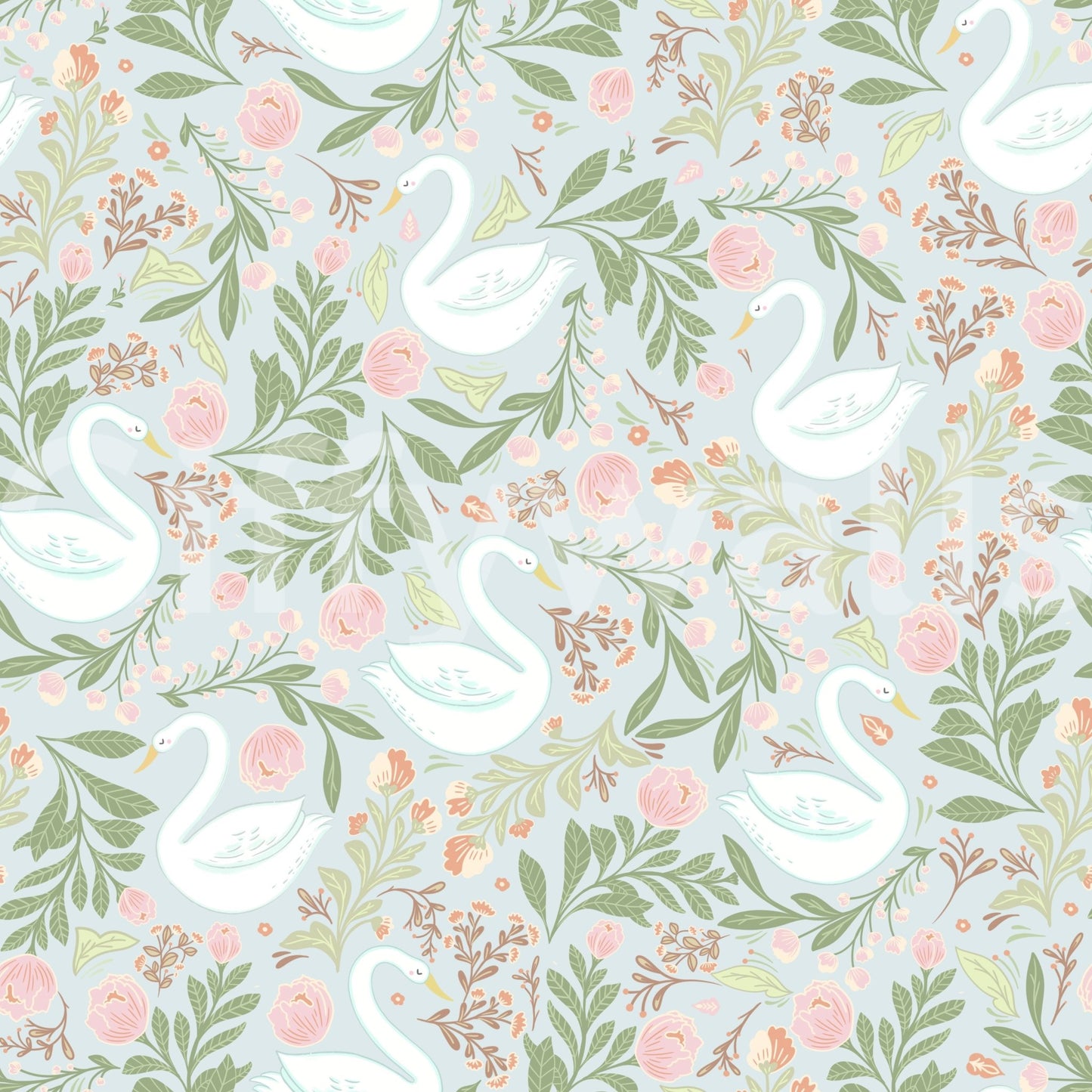 The design is non-realistic and interpretive.