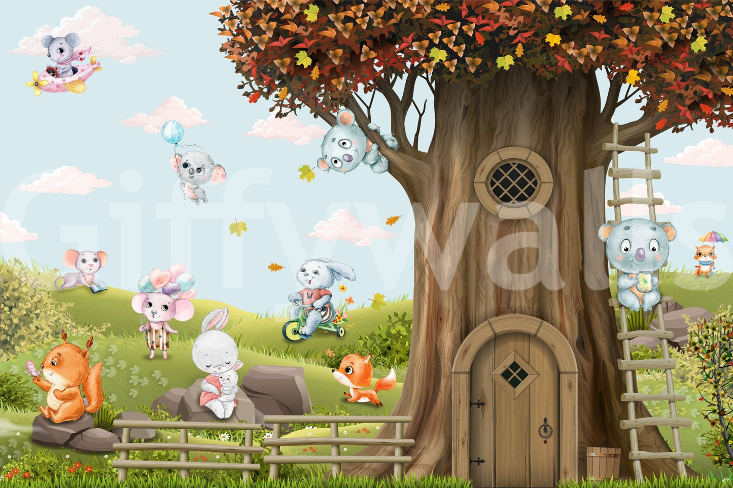 The design has a gentle and enchanting aesthetic.