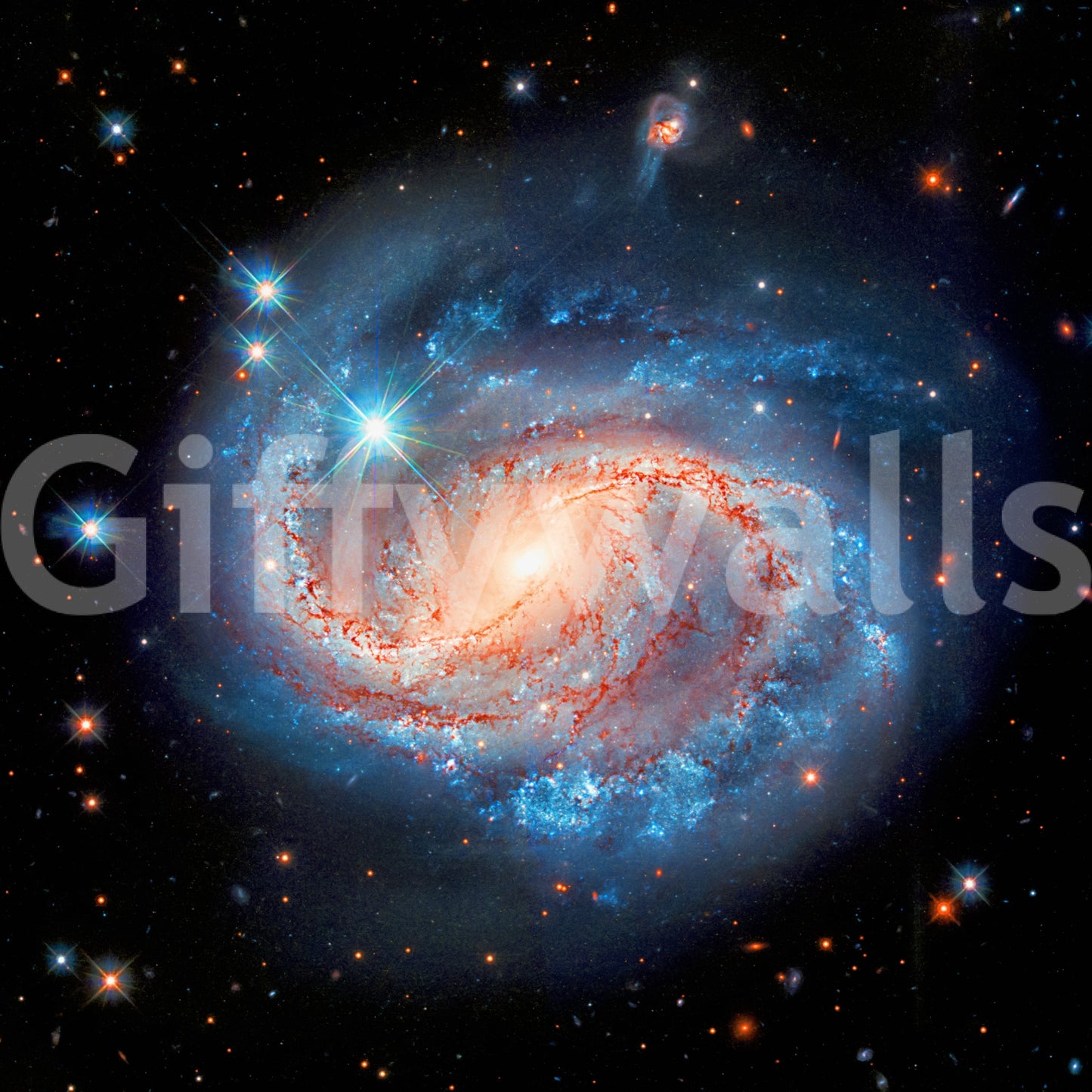 Cosmic Symphony Wall Mural swirling nebula for a master suite wallpaper mural