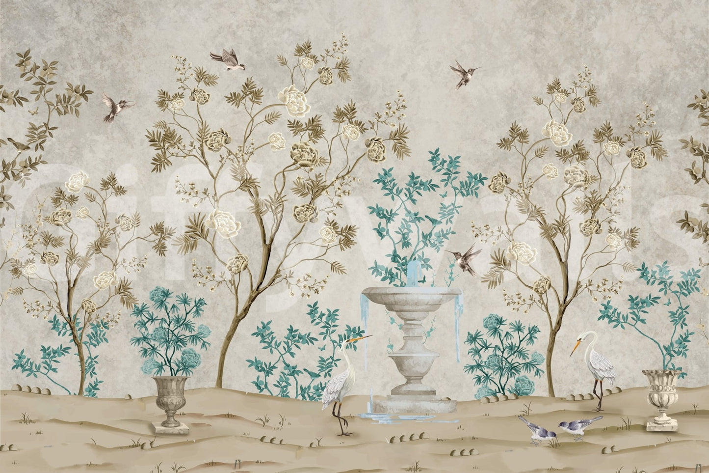 The design has a gentle and enchanting aesthetic.