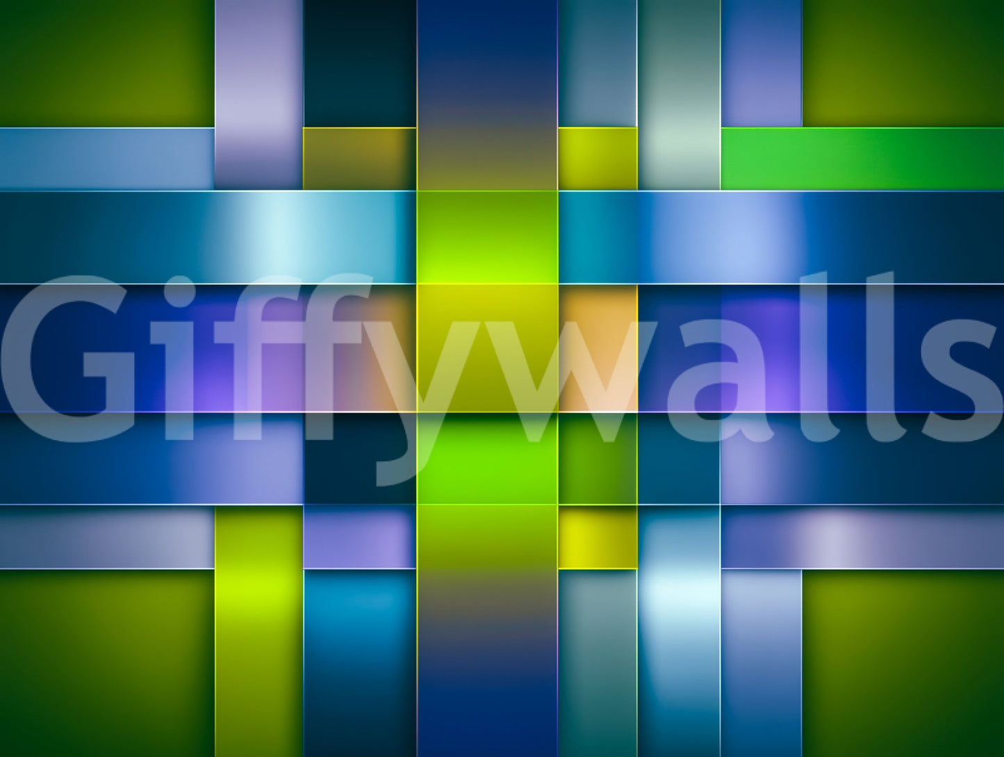 Wallpaper with balanced geometric shapes, GD2395