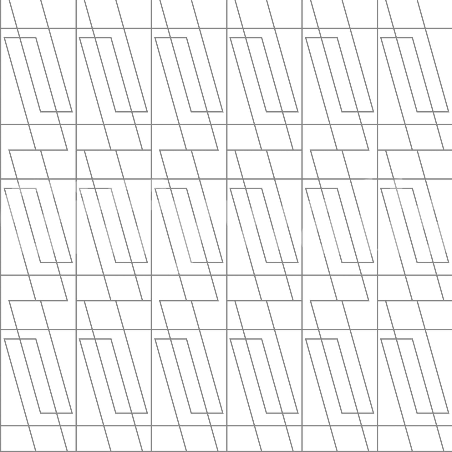 A seamless pattern of flowing geometric shapes on a wall