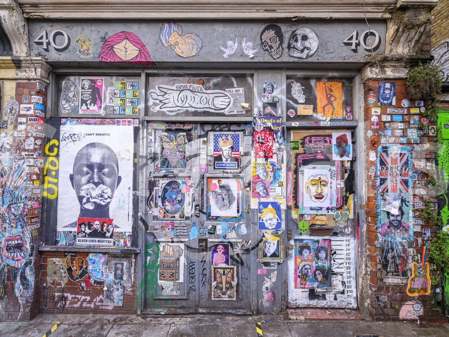 Textured and layered appearance.