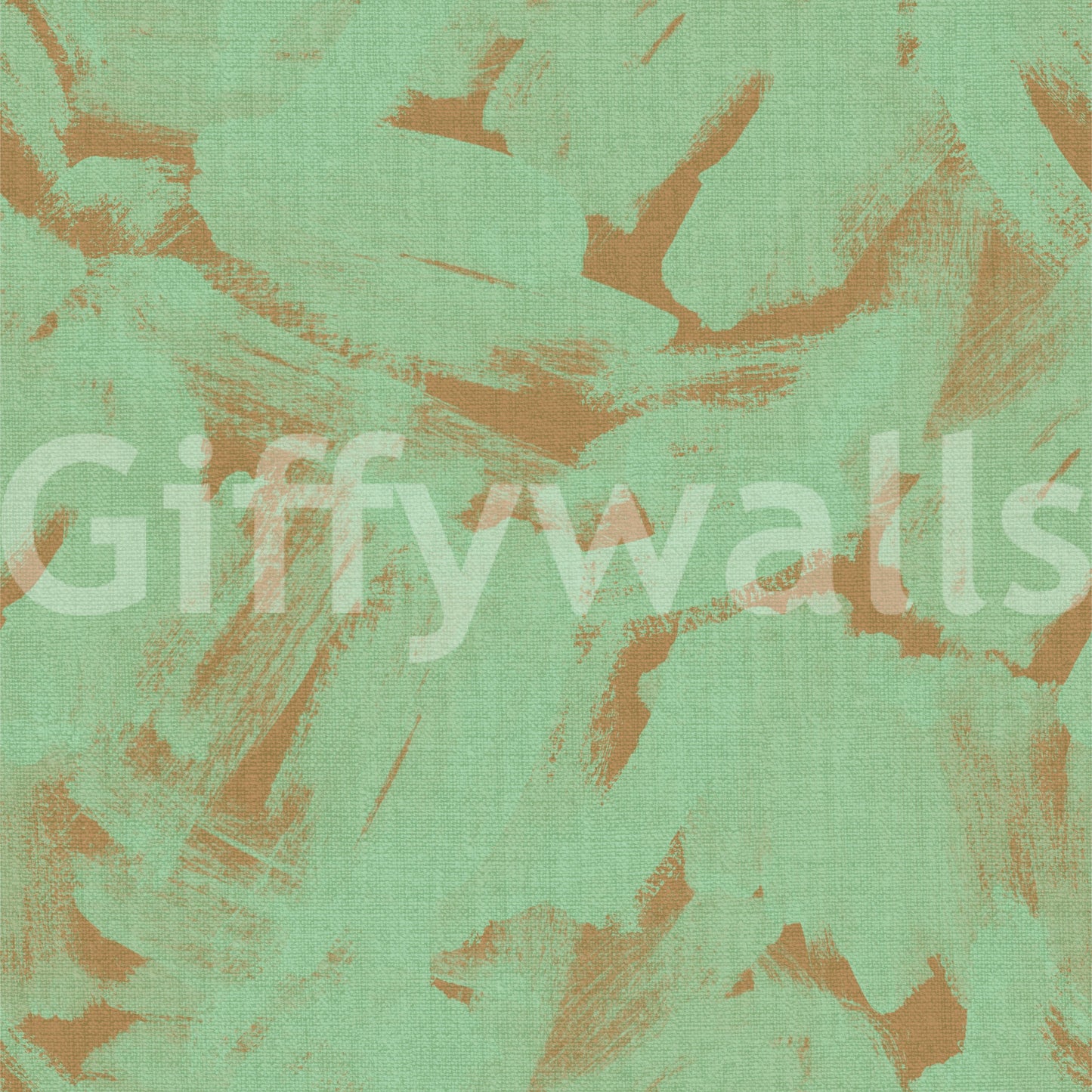 Green Abstract Brushstroke Wallpaper