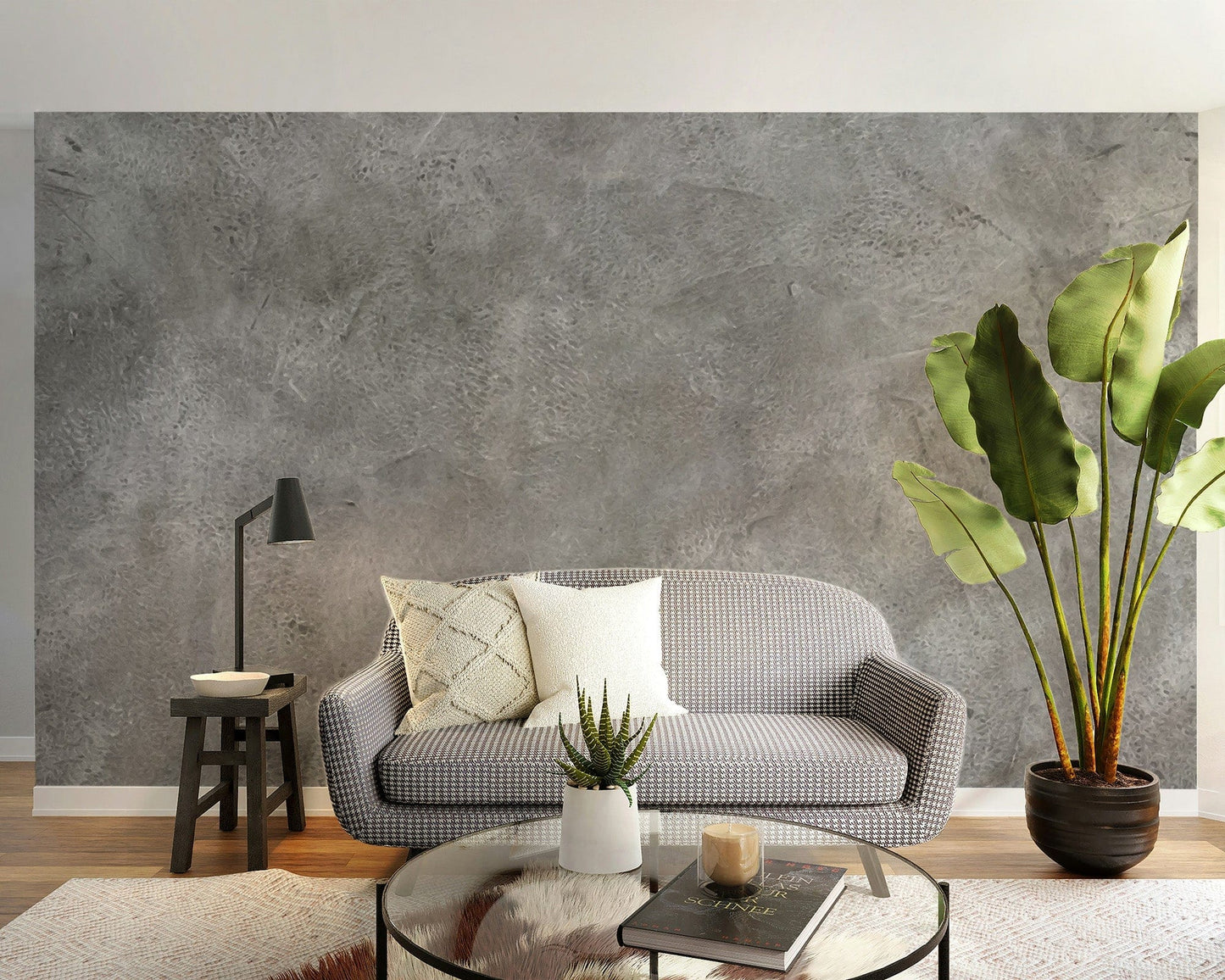 Industrial Grey Concrete Wallpaper Mural Design Concrete-09
