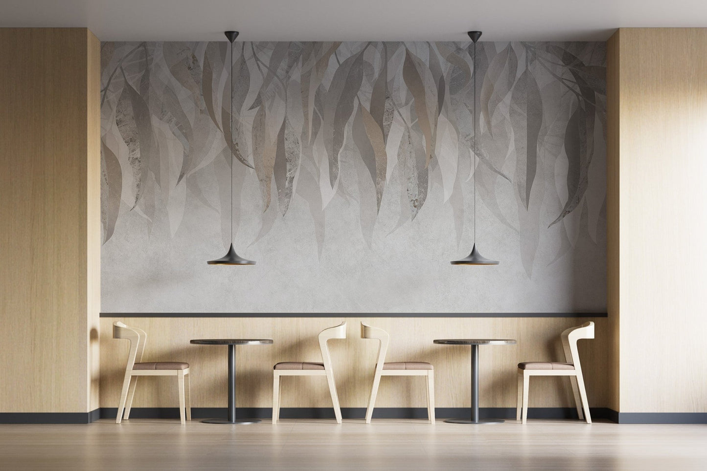 Minimalist grunge gleam wall design for spaces C197