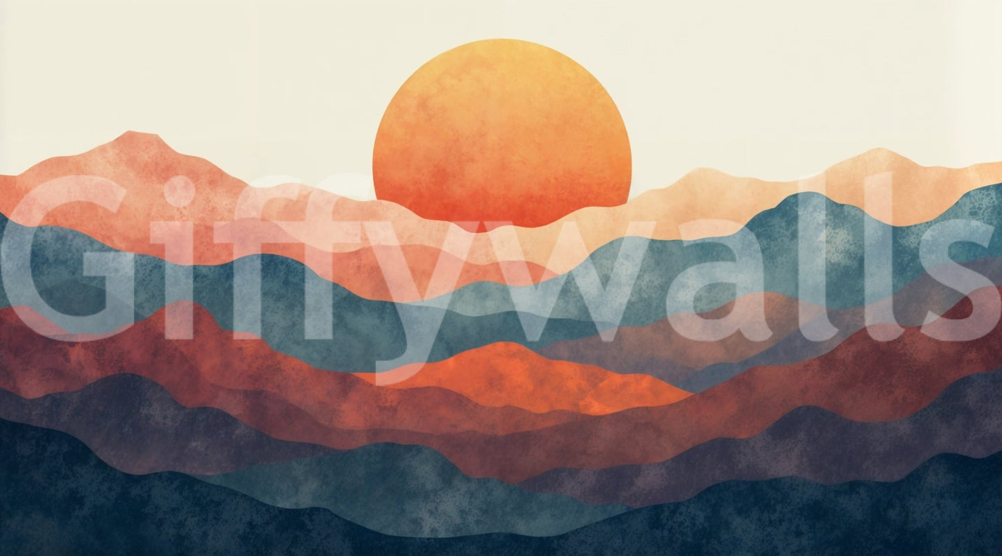 A high-quality abstract sky wall mural for walls.