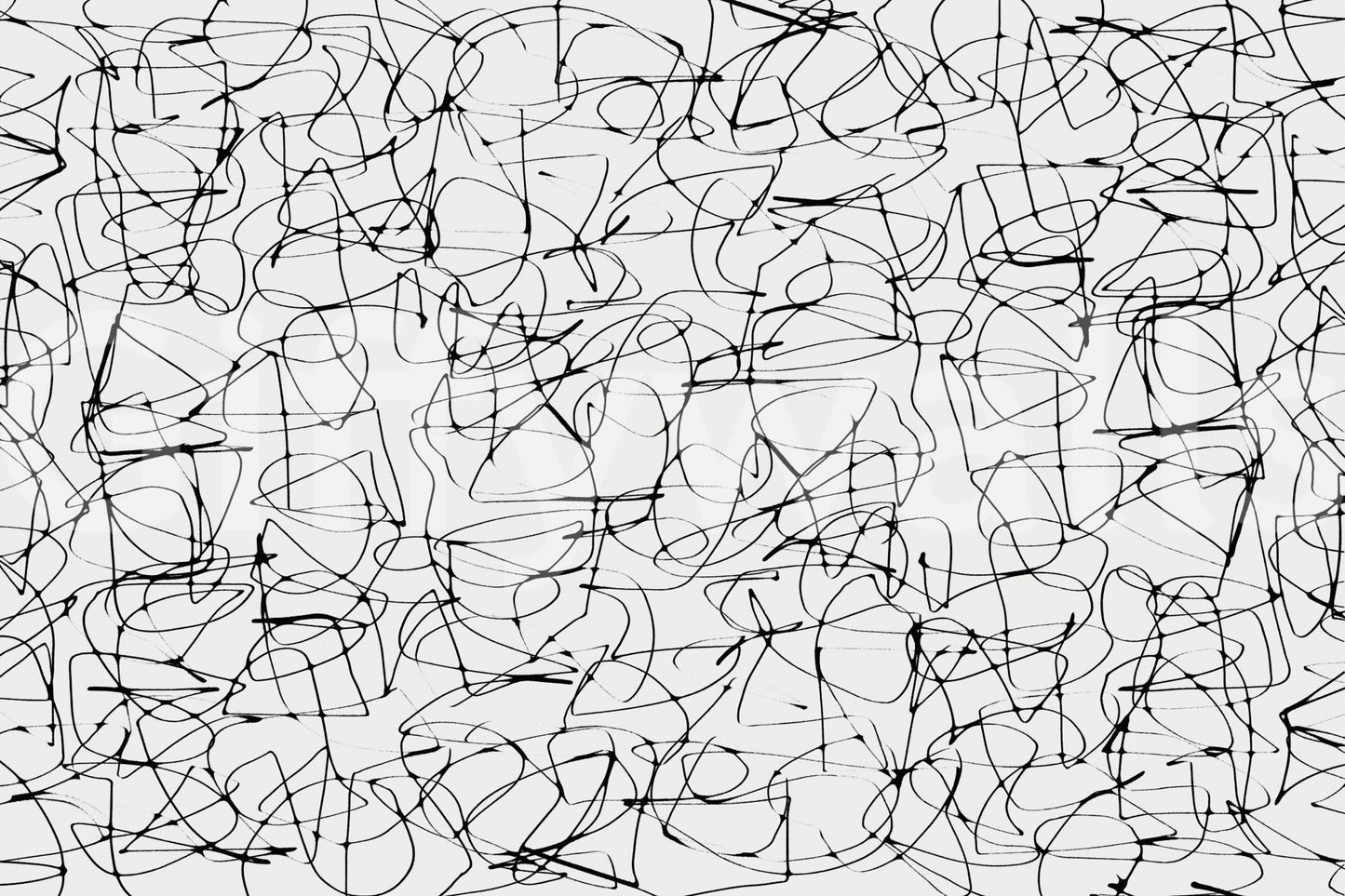 Ink Scribbles Wall Mural -2636257