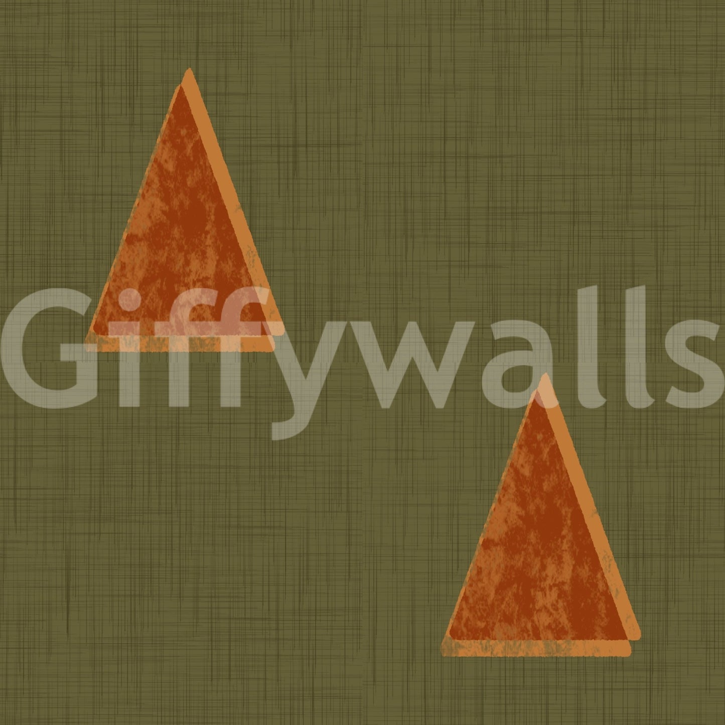 A high-quality serene geometric wall mural for walls.