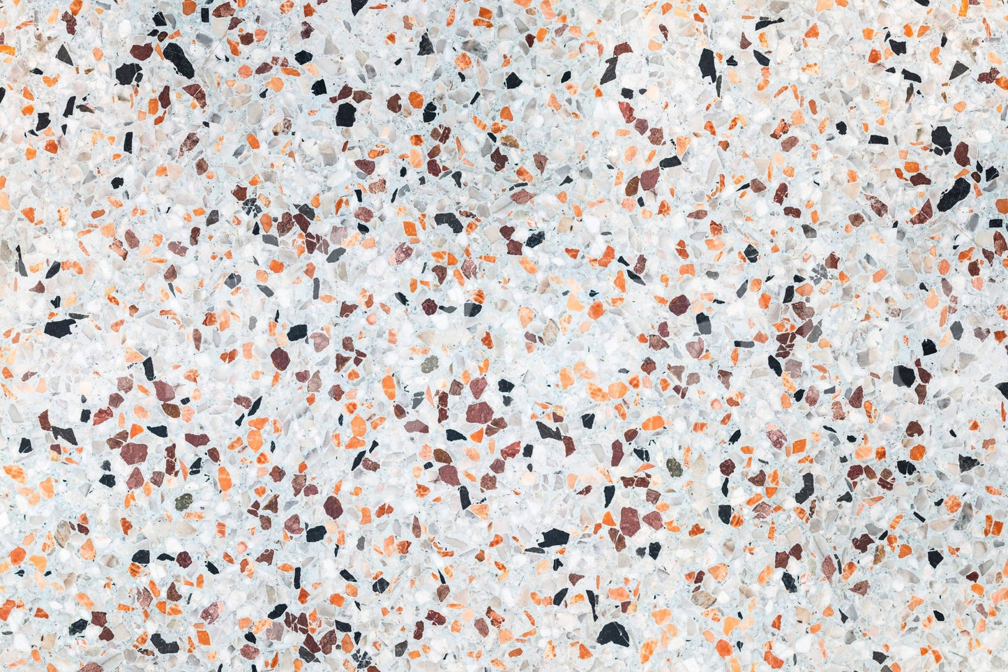 Airy Light Coral Terrazzo speckled wall mural covering effect