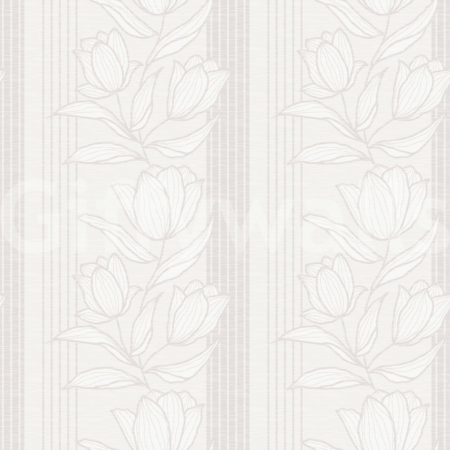 Aesthetic botanical wall mural for a minimalist guest room backdrop, GD8366
