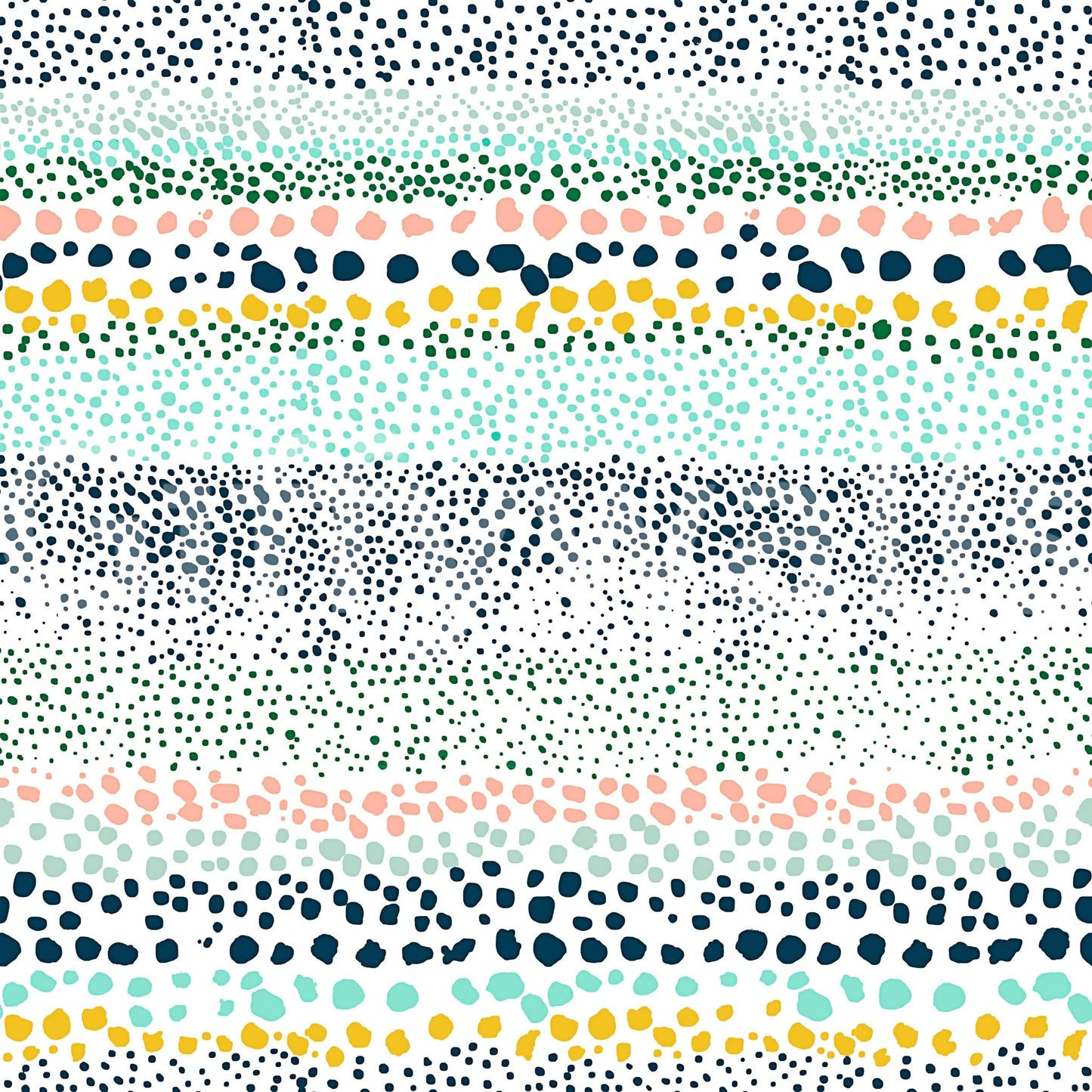 Artistic dot mural for walls