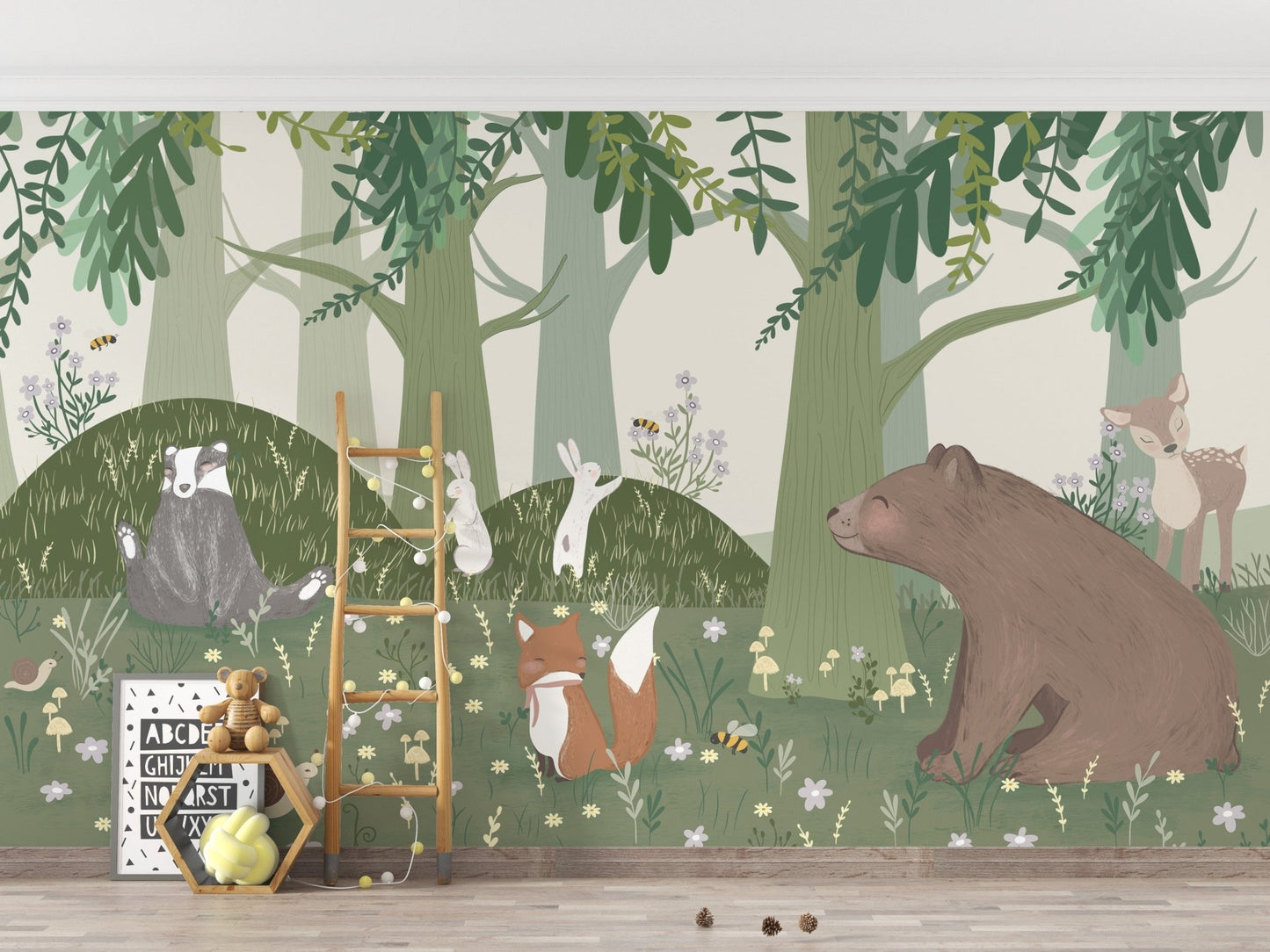 Wildlife Lantern Festival Wall Mural - Giffywalls, C14