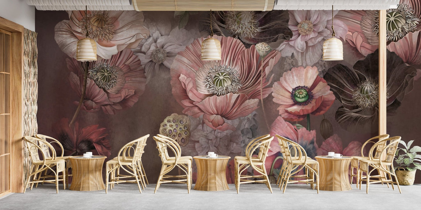 Dreamy Petal Pattern Wallpaper