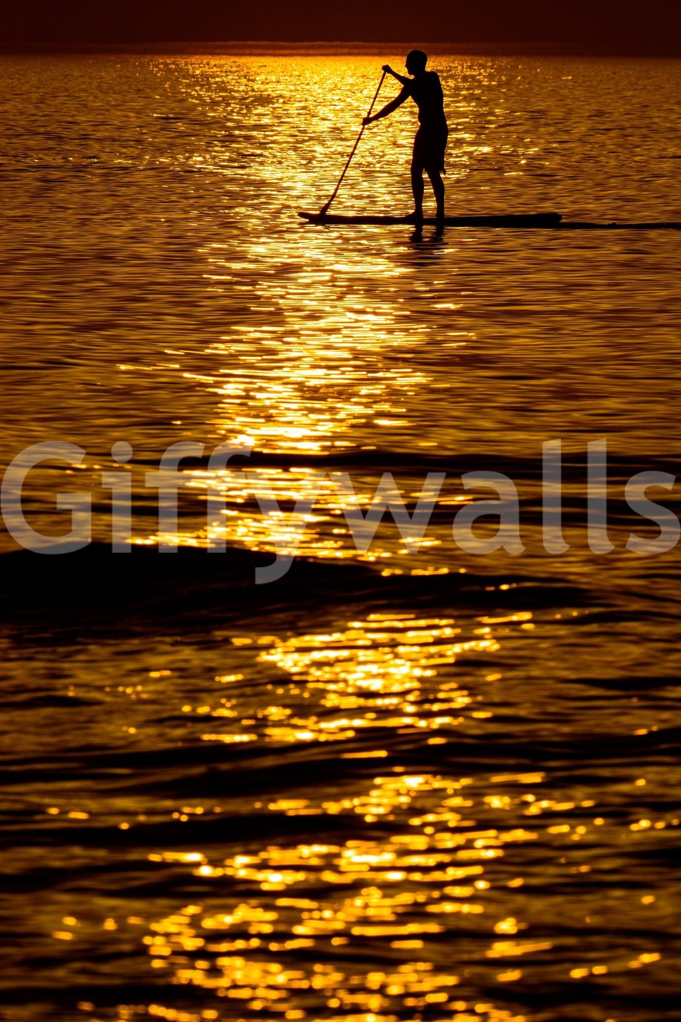 Mediterranean sunset II Wall Mural