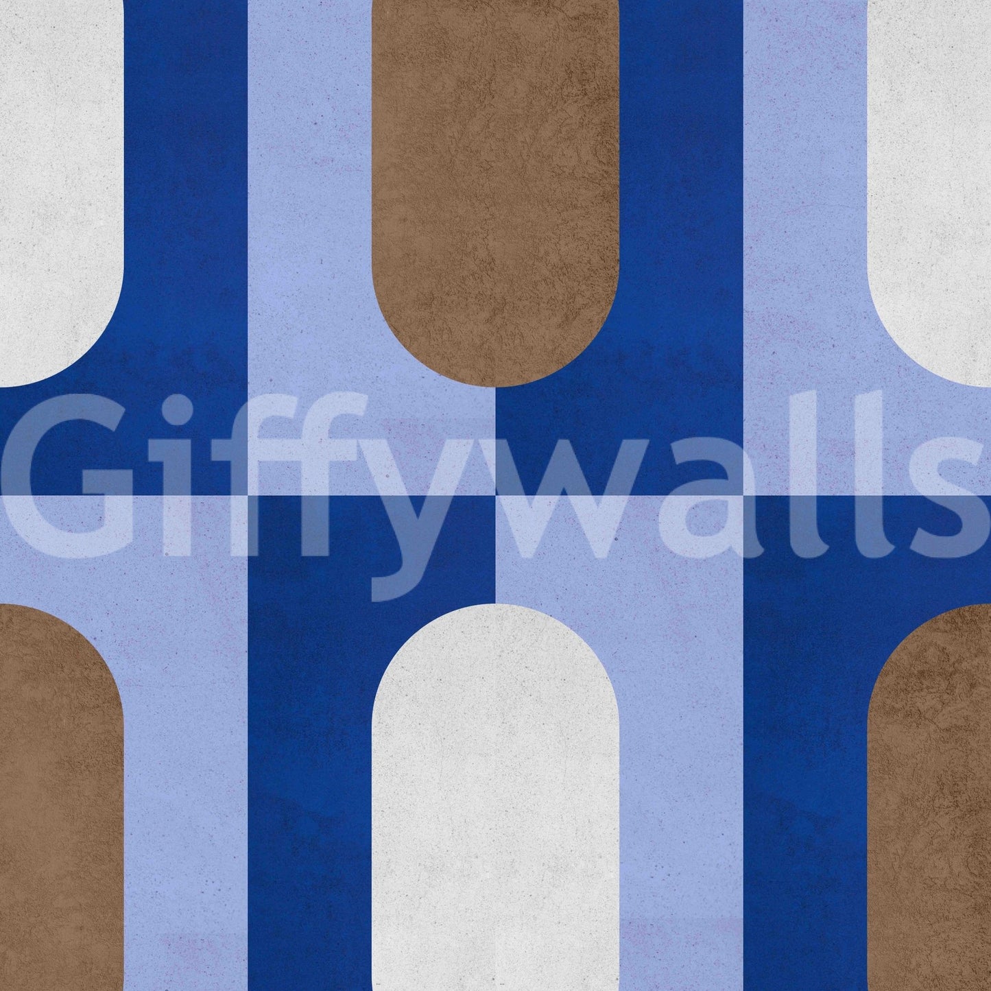 Wallpaper with modern vintage color palette