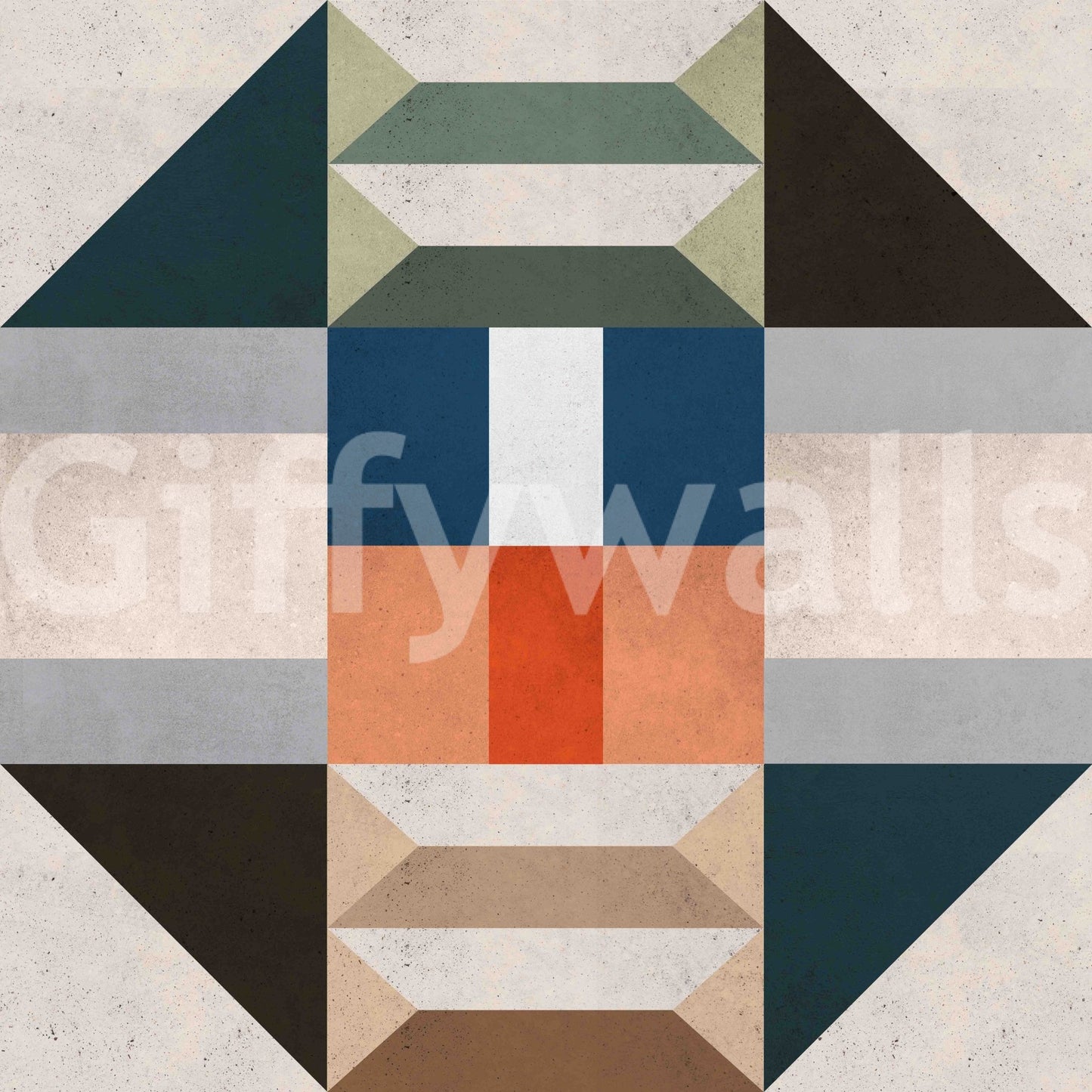 Modern Mid Century Green wallpaper for vintage spaces