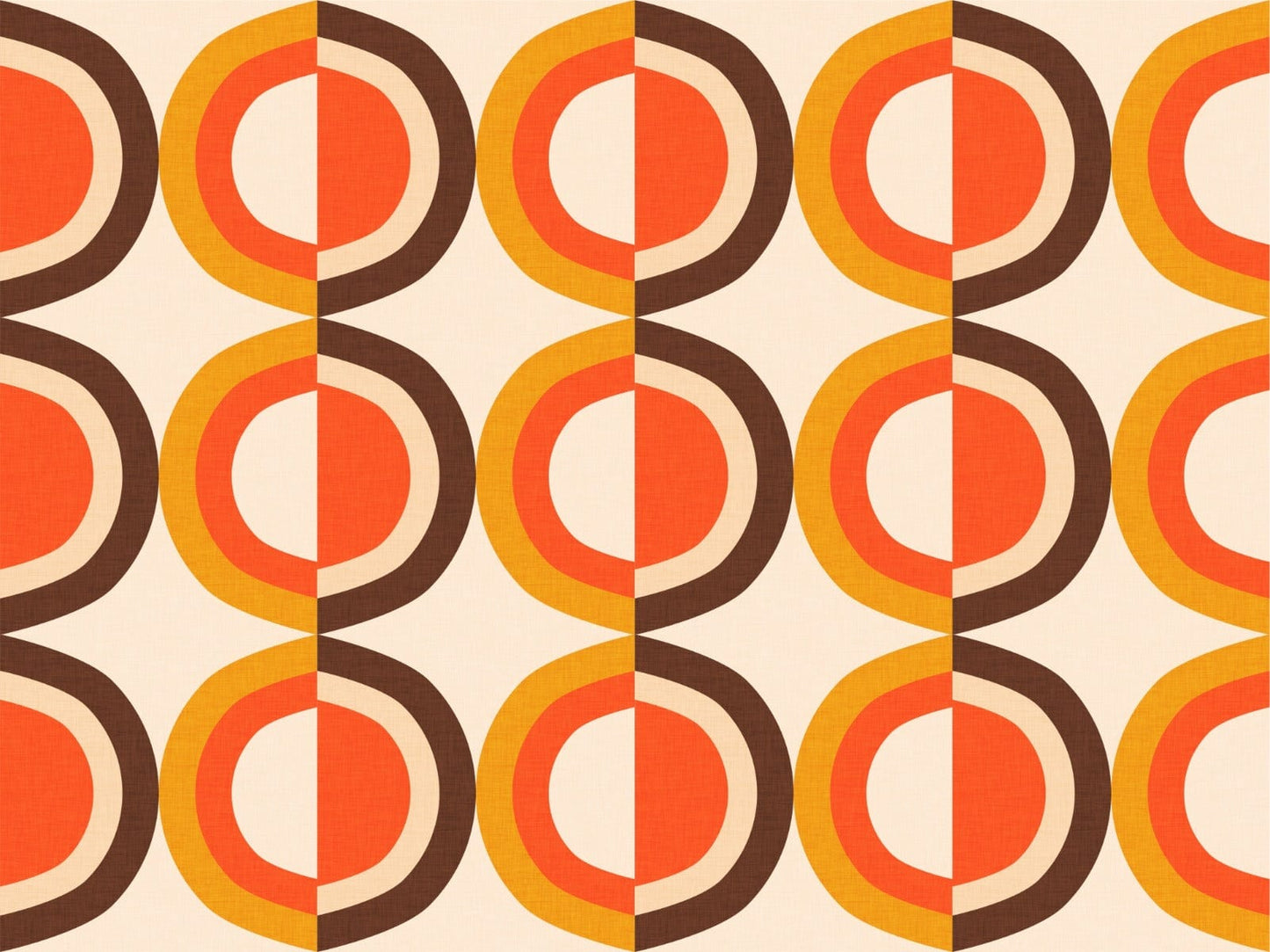 Mid Mod Classic Dots Beige Wallpaper - Giffywalls