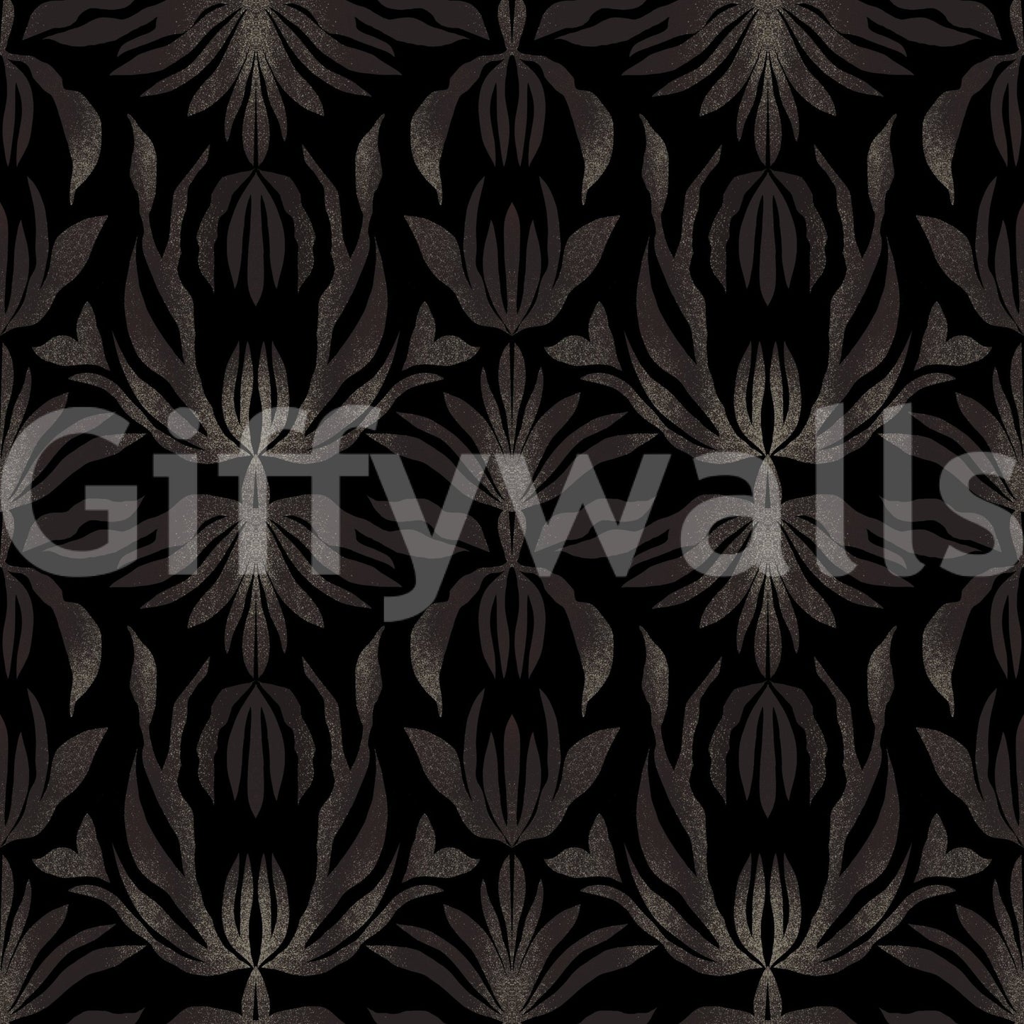 A high-quality serene leaf wall mural for walls.