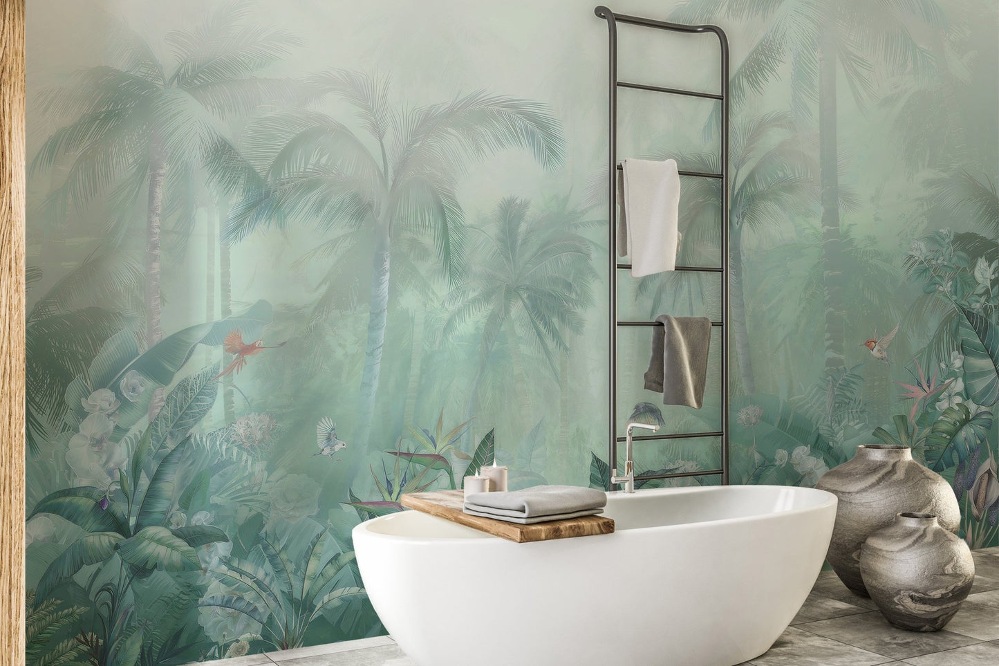 Mint Green Nature Wallpaper A476