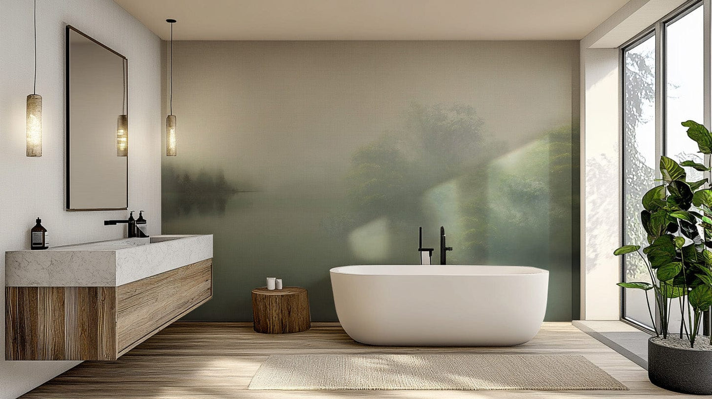 Nature-inspired foggy forest design