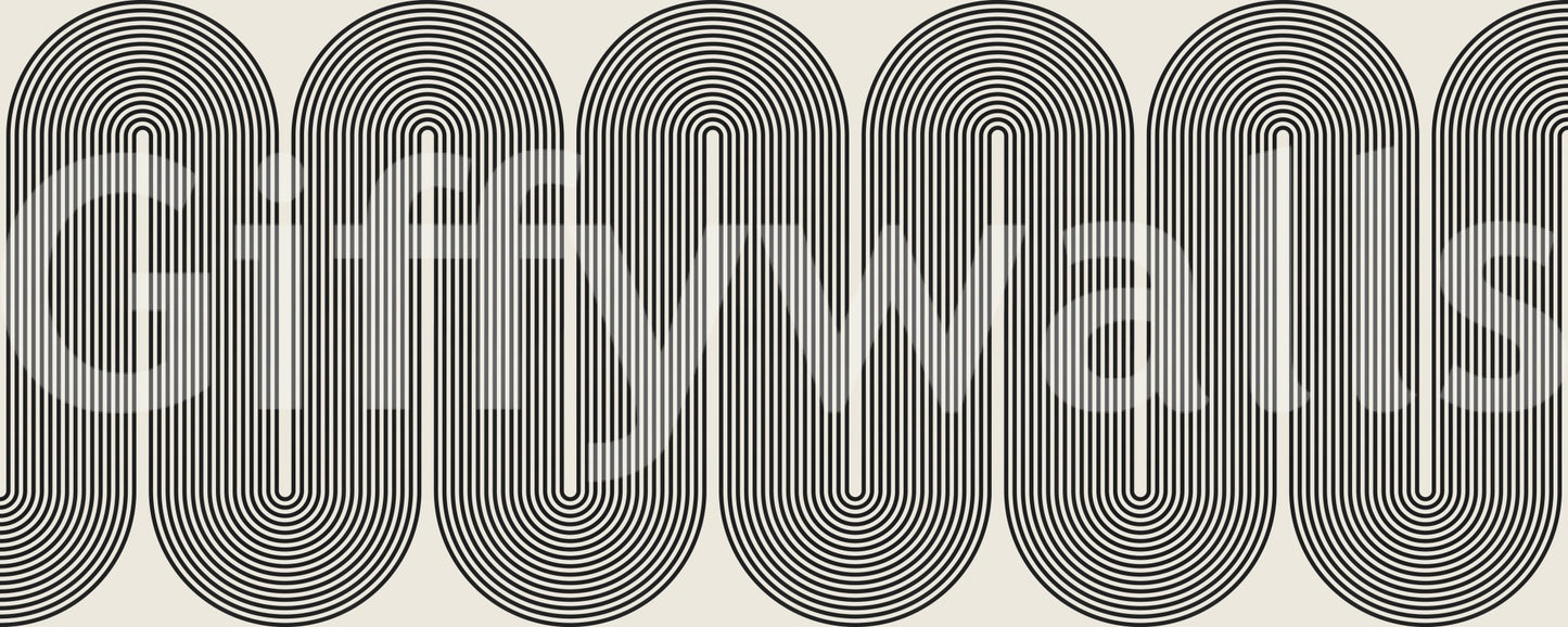 Mod Arc Mural Wallpaper