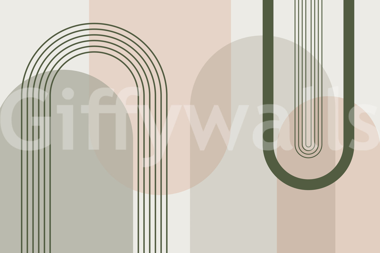 The design is non-realistic and interpretive.