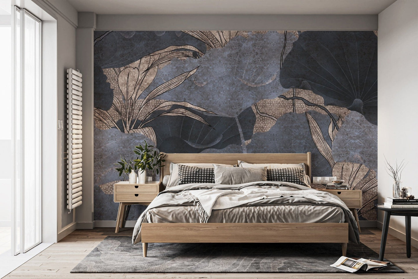 Subtle grey botanical wall décor