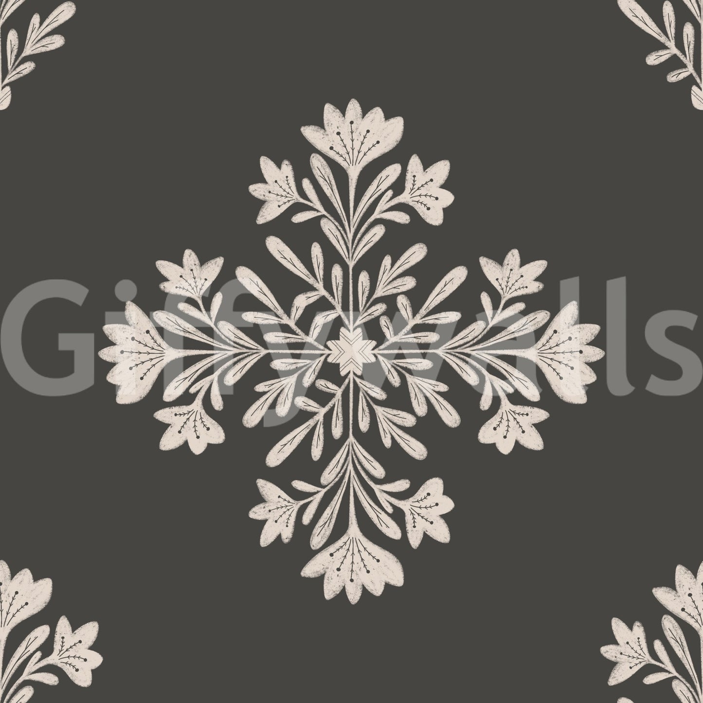 Stylish wallpaper for walls with natural patterns