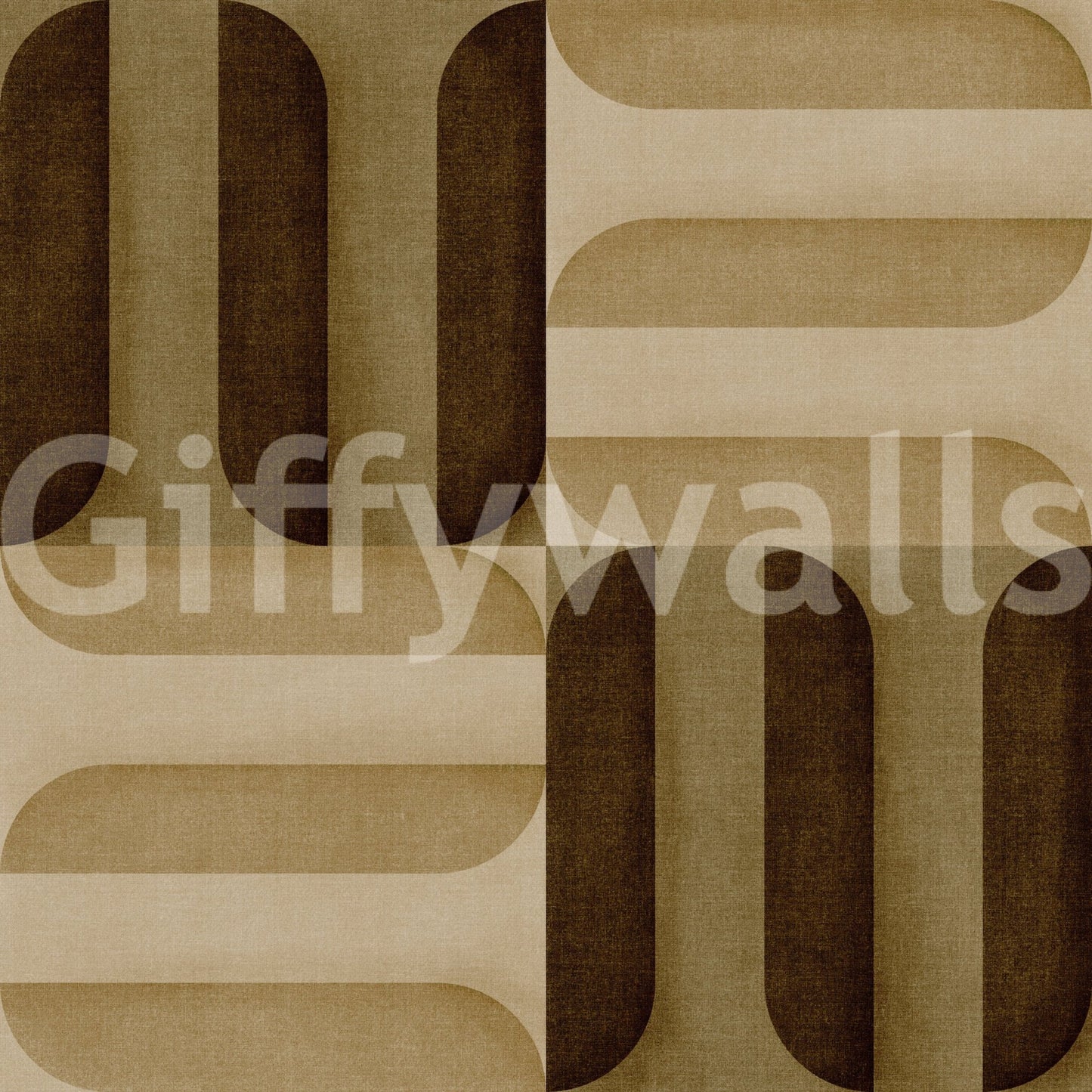 Modern Textured Signs Earthy Wallpaper