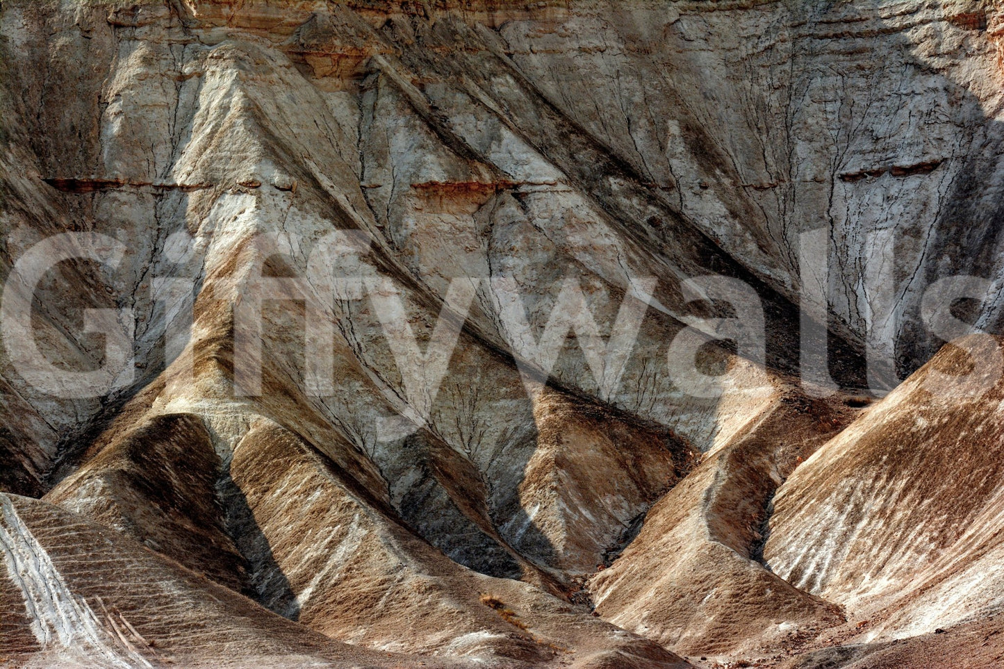 Mountains of the Judean Desert 3 Wall Mural