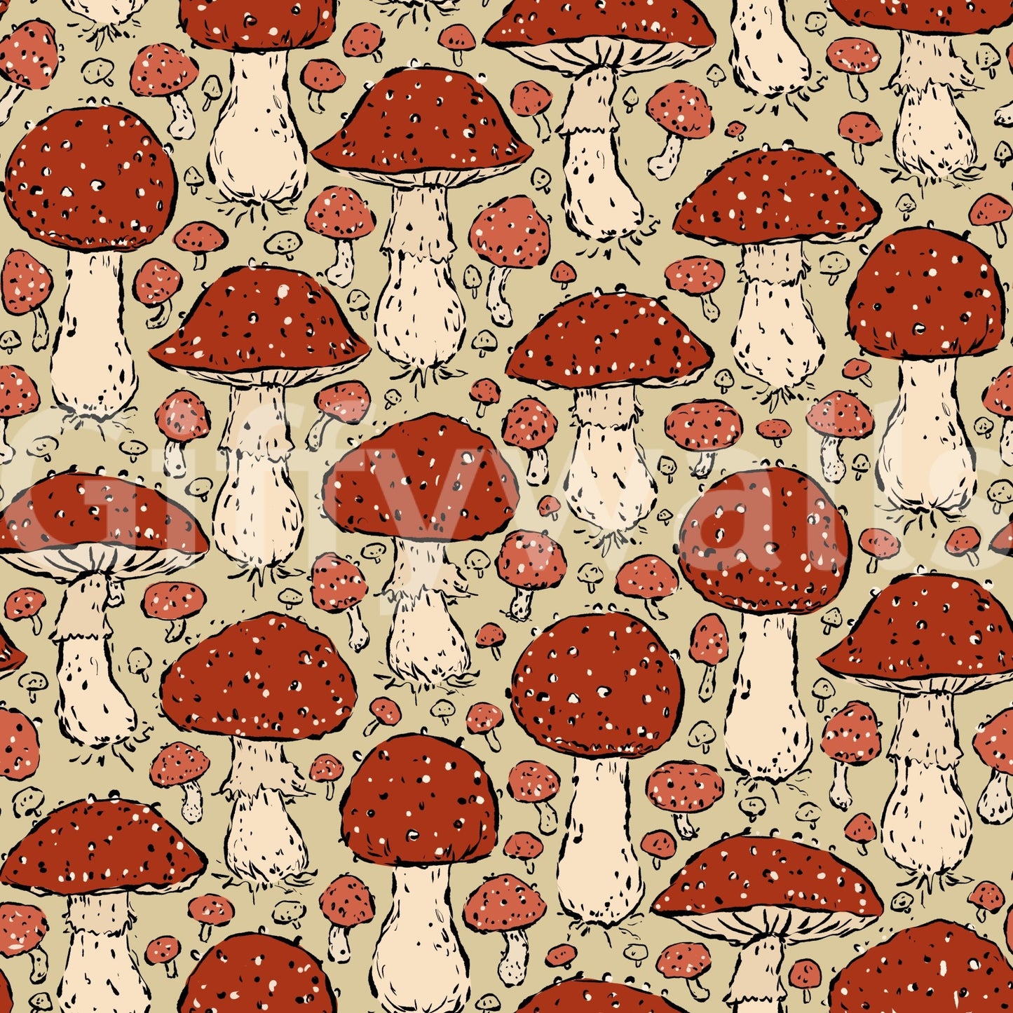 Nature-inspired mushroomcore wallpaper