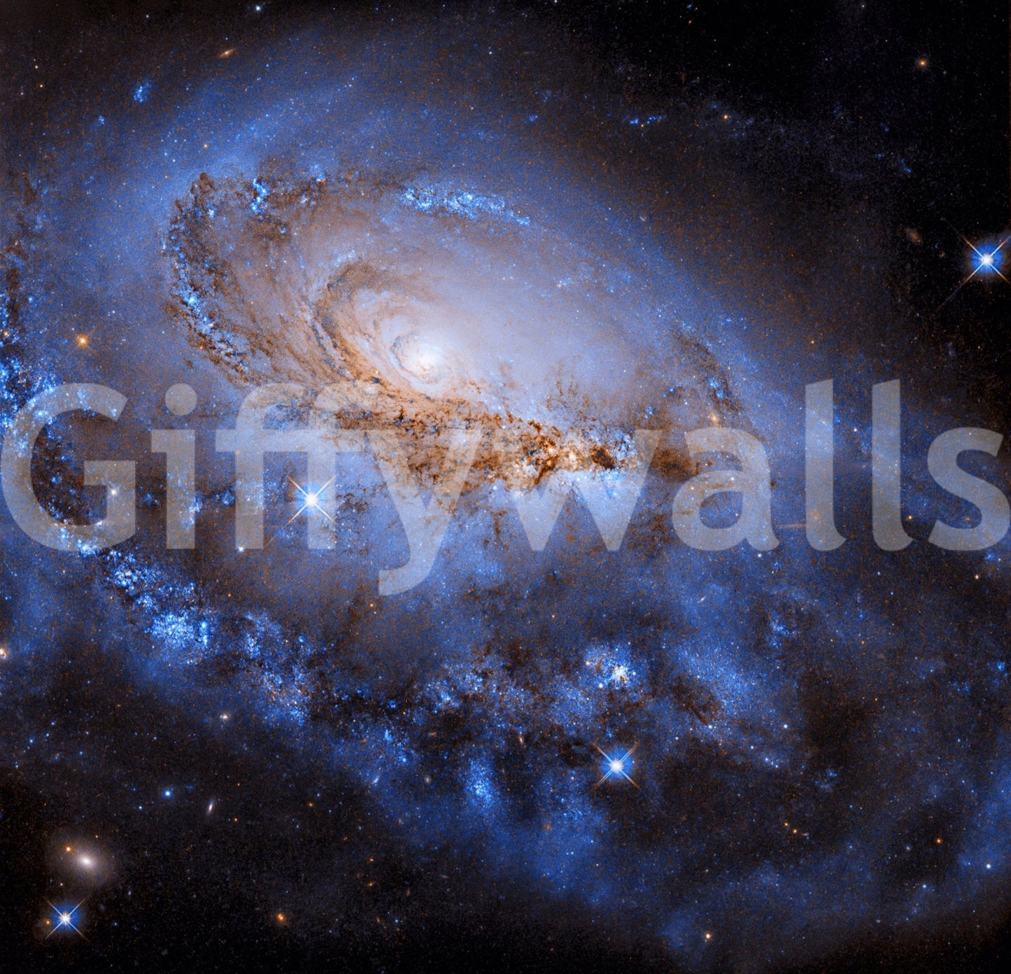Nebula Dreams Wall Mural wallpaper mural for a nursery ceiling or wall.