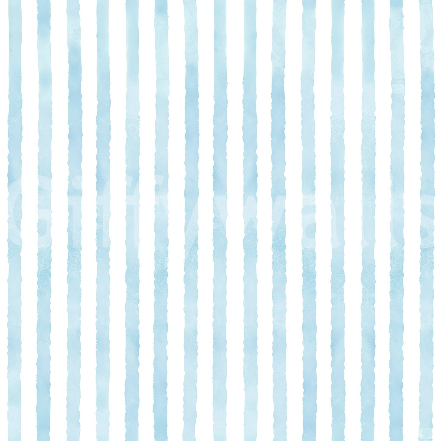 Calming baby blue stripe design for living room