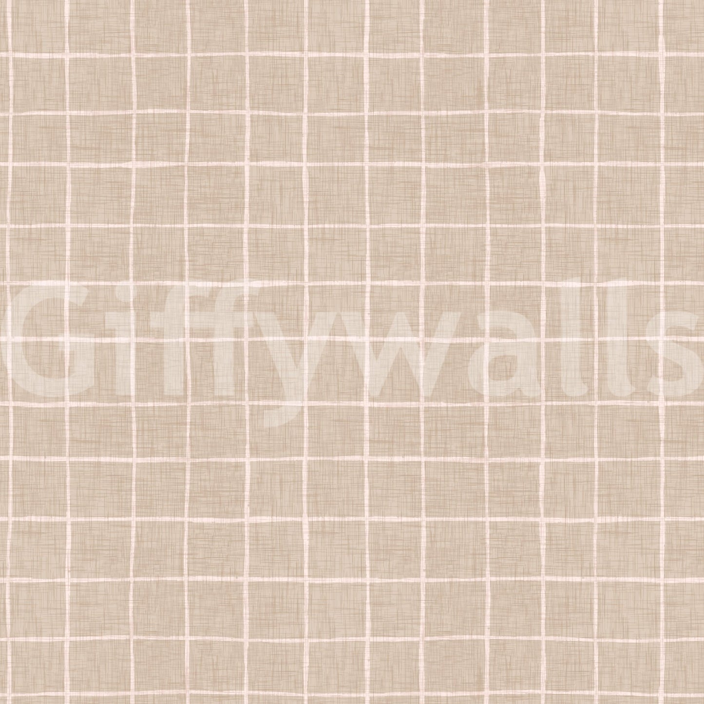 Elegant neutral grid wallpaper for nursery walls, GD8458