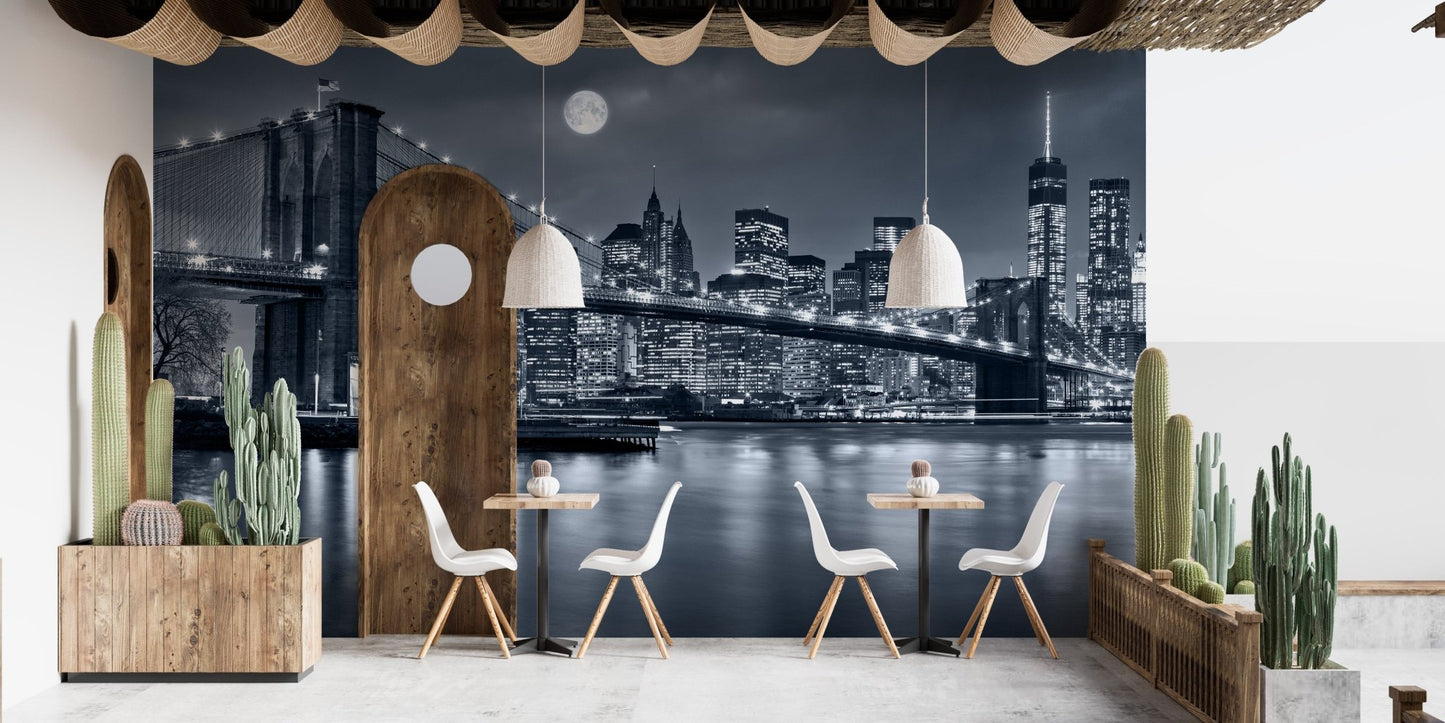 High-Rise City Night Wallpaper B200
