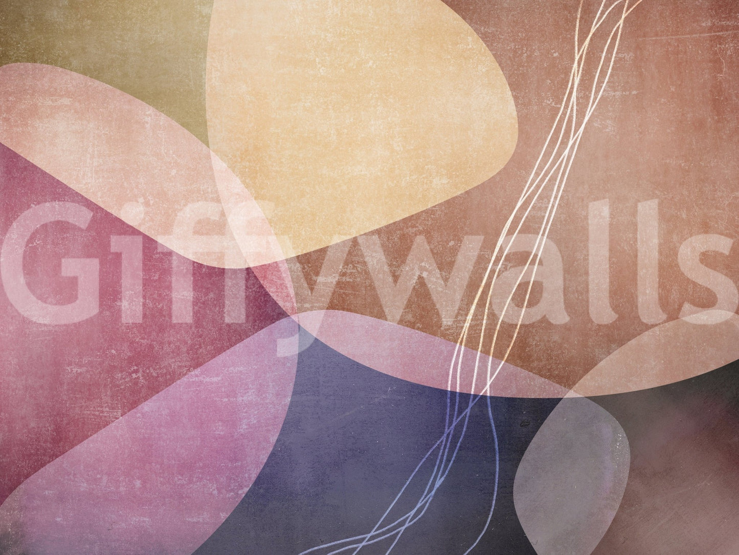 The design is non-representational and abstract.