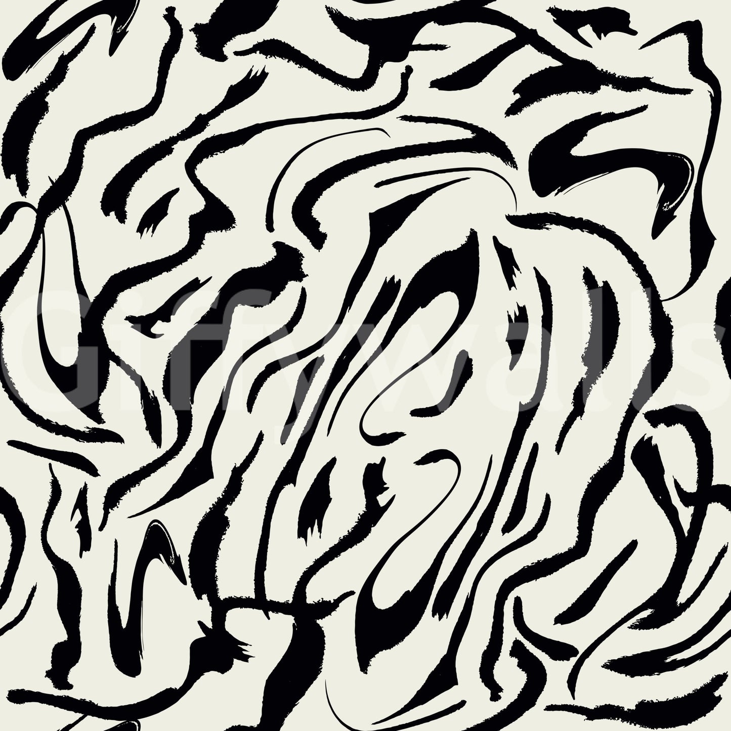 A detail of the brushstrokes and tones in the design.