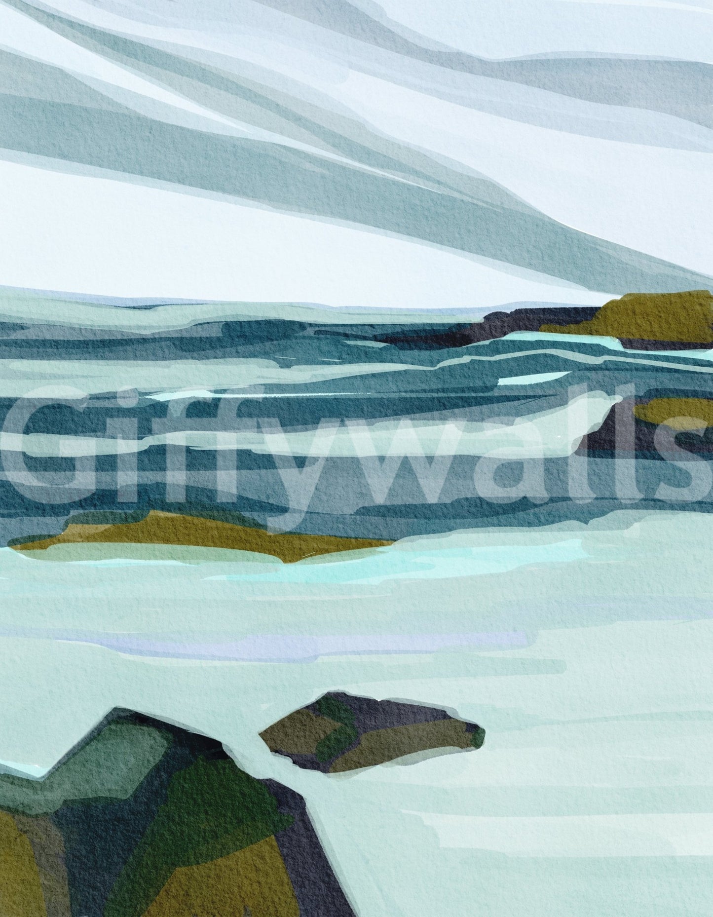 The design has a beautiful, artistic aesthetic.