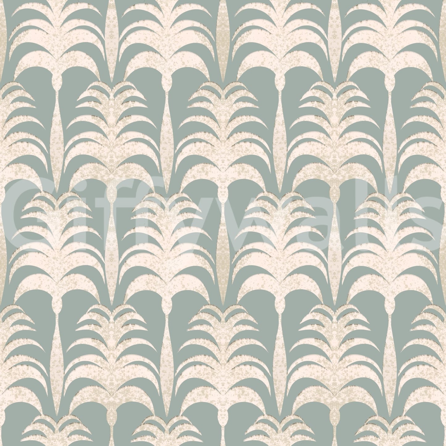 Palm Frond Echo Wallpaper